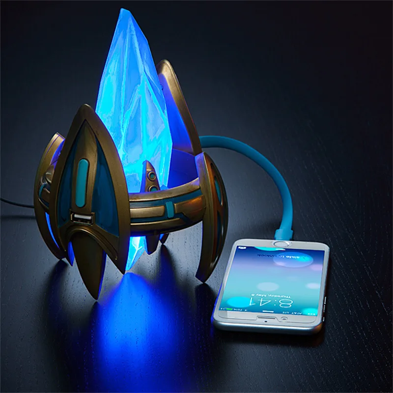 

Tobyfancy Star Craft II Legacy of the Void Protoss Pylon Desktop Power Station USB Charger Blizzcon