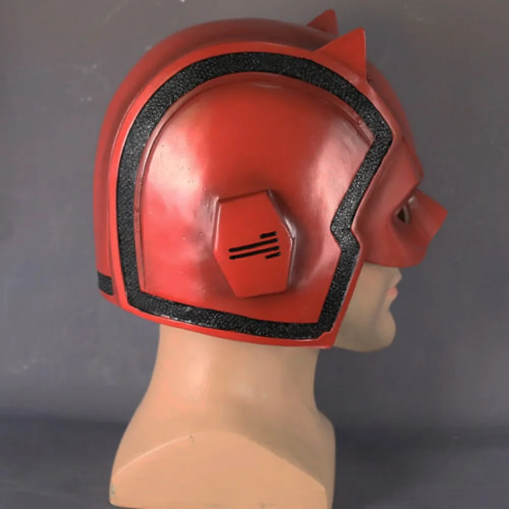 2016 New Anime Daredevil Mask for Sale Matt Murdock Cosplay Costume Helmet Brand New Red PVC For Adult Hot Sale (8)
