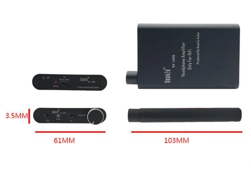 U606 HiFi Headphones Audio Power Amplifier diy Amplifier Portable Connectable Phone