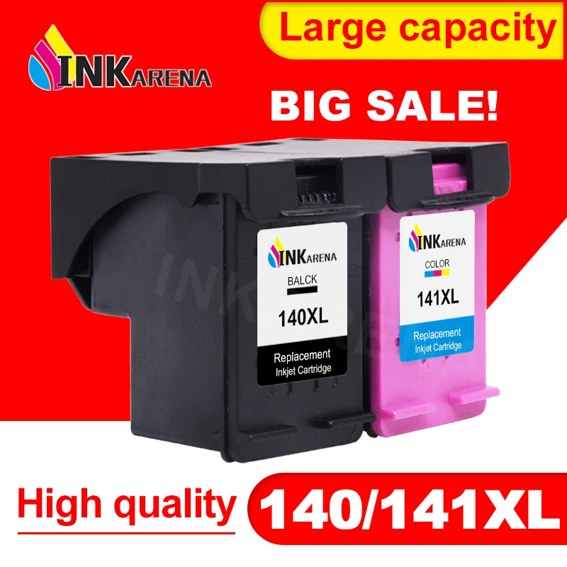 INKARENA Refilled Ink Cartridge Replacement For HP 140 141 For 