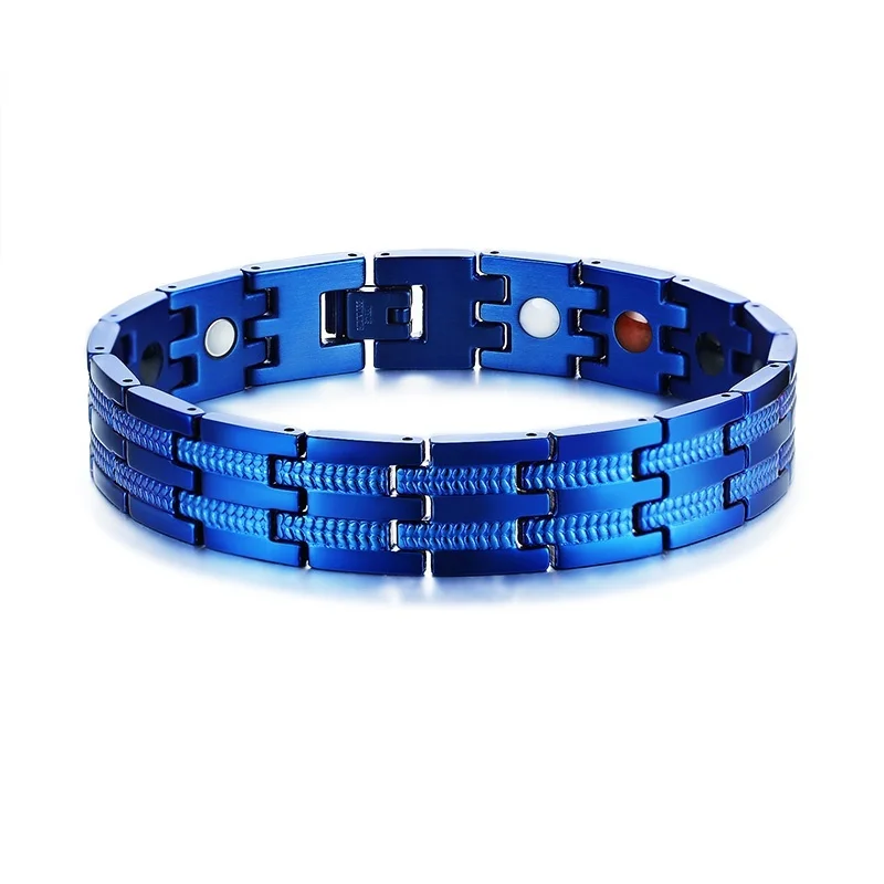 Синий Дизайн Моды здоровья энергии браслет-обруч для мужчин для артрит .