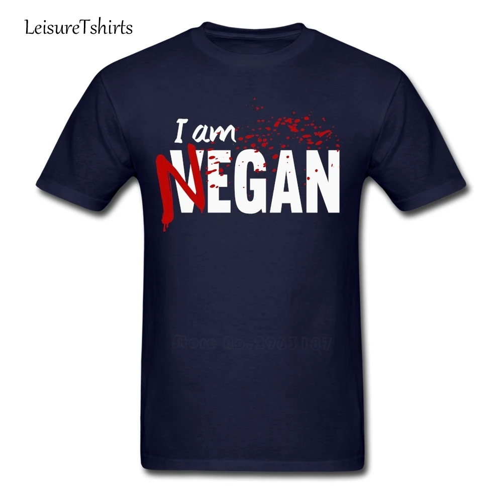 I'm Negan T Shirt Male New Arrival Simple Camiseta Loose The Walking Dead T-Shirts Man Short Sleeve O Neck Teenboy Clothes | Мужская