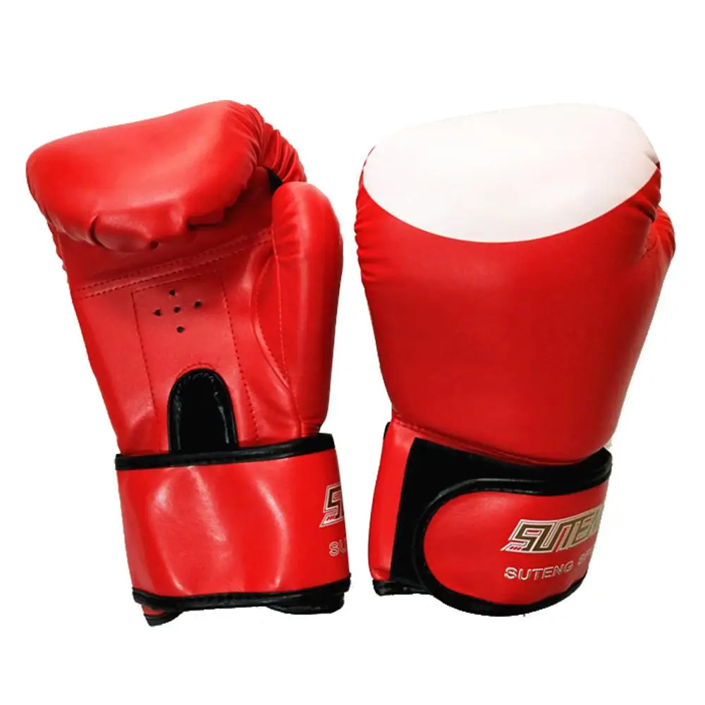 PU Boxing Gloves Fightting Sporting Goods Competition Training Punching Bag Skin-Friendly Soft Abrasion-Resistant |