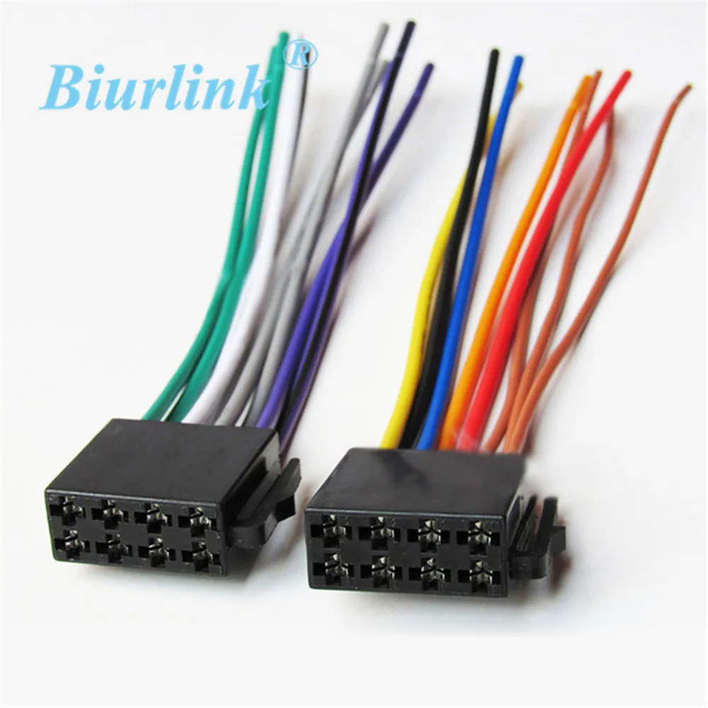 Universal ISO Wire Harness Adapter Cable Radio Wiring Connector Adapter for Car Audio Stereo System-in Cables, Adapters & Sockets from Automobiles ...