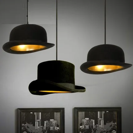 DOXA Style Loft Industrial Pendant Lamp Black Hat Vintage Lights Dining Room Kitchen Luminairea Iron Lamparas Lustre | Освещение