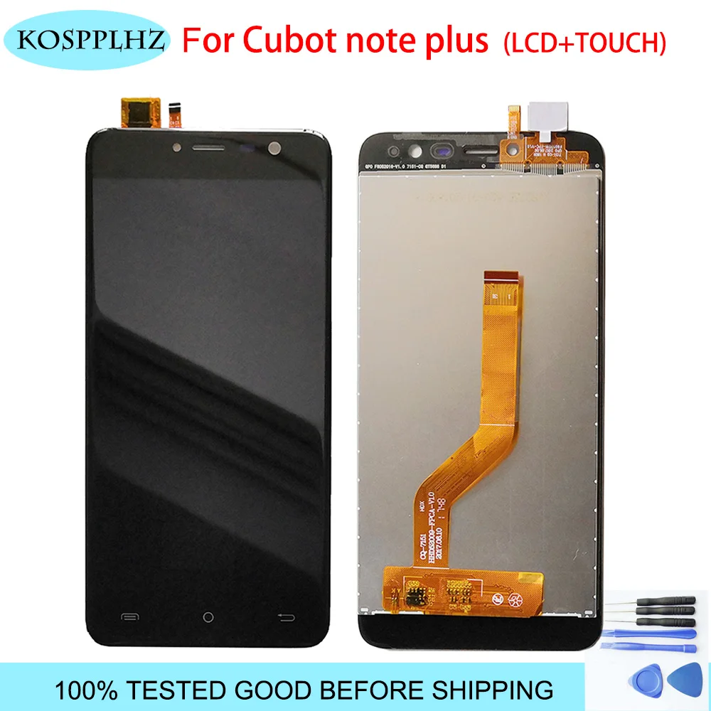 

KOSPPLHZ 1920x1080 stock 5.2 inch 100% tested For Cubot note plus LCD Display+Touch Screen Digitizer Assembly Repla cement Tools