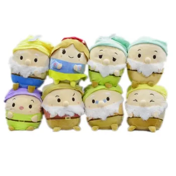 

Skyleshine 8pcs/Lot Cute Princess Snow White And The Seven Dwarfs Plush Toy Stuffed Dolls Smell Perfume Girls Toys S7282