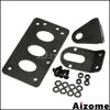 Motorcycle Stop Lamp License Plate Bracket Side Mount Tail Light Holder For Harley Cafe Racer Bobber Chopper w/ 3/4