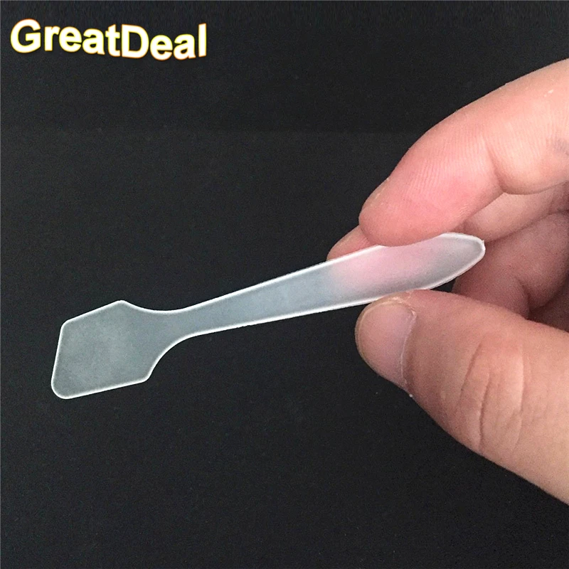 

50pcs Mini Scraper Heatsink Thermal Grease Paste Scraper Silicon Production Computer Laptop CPU PC Repair tools HY1570