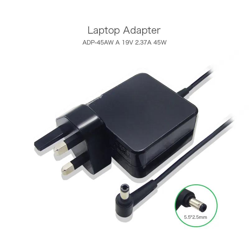 

Original 19V 2.37A 45W 5.5*2.5mm ADP-45AW A Laptop AC Adapter FOR ASUS D550CA Q501LA X450LA Laptop Power Supply UK plug