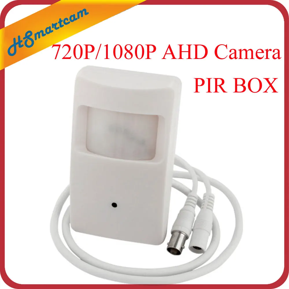 HD AHD 1080P 2MP 3,7 мм Мини объектив Мини-бокс 720P AHD Безопасность PIR датчик движения коробка CCTV безопасности BNC камера для AHD DVR комплекты