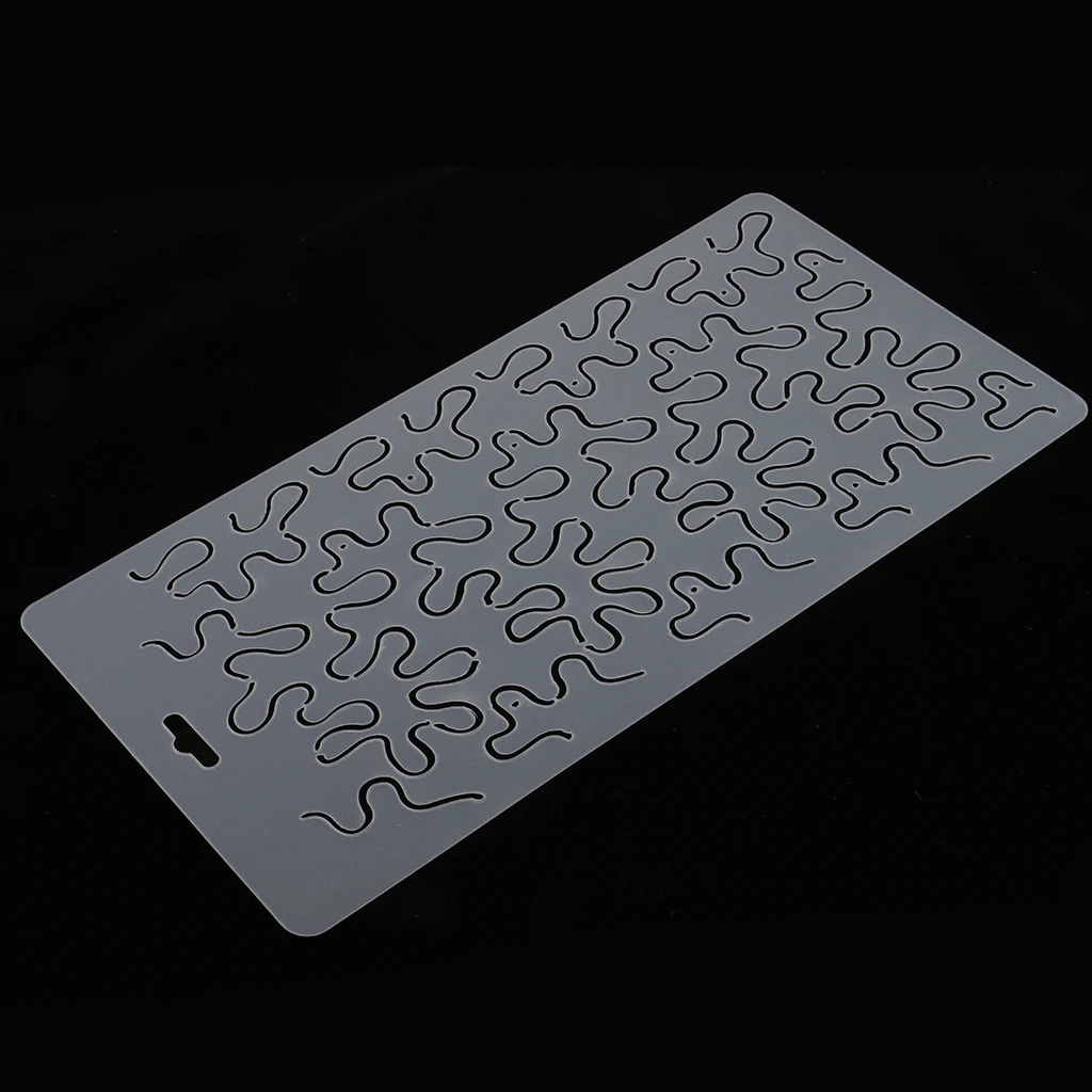 Plastic Quilt Quilting Stencil Template for DIY Sewing Craft 32.5x16.5cm