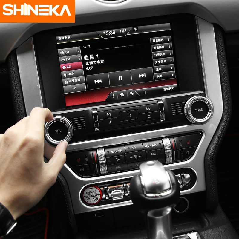 SHINEKA Новинка ABS GPS DVD видео панель рамка Отделка приборной панели интерьерные
