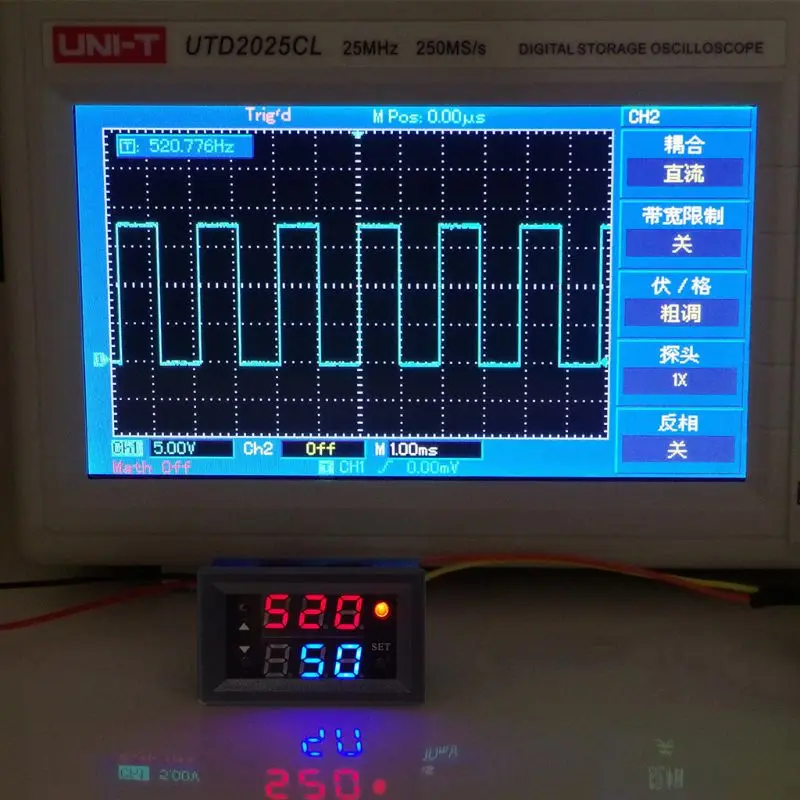 

DC 4-30V Single Signal Generator PWM Pulse Frequency Duty Cycle Adjustable Module 1Hz-160Khz 45.2x25.8x15mm Instruments
