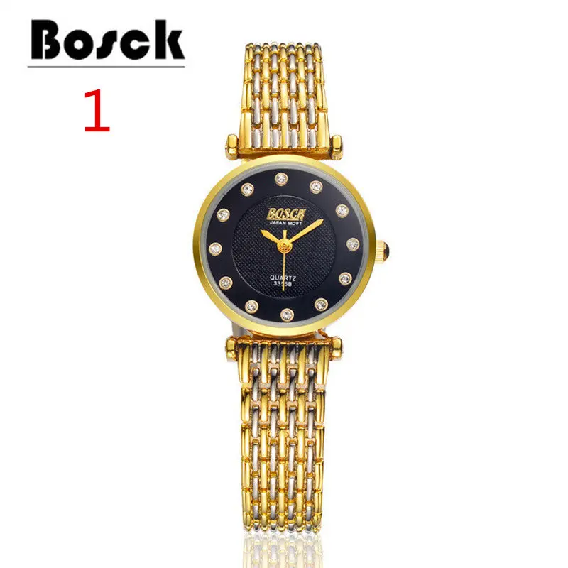 

Brown/Sapphire Blue Creative Nature Wood Wristwatches Gift Fashion Analog Novel Women Handmade Clock BOSCK