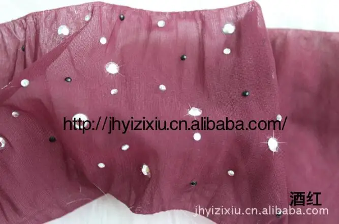 WA052 Burgundy Черные пикантные обтягивающие чулки, Чулки, летняя мода, сексуальные женские тонкие блестящие прозрачные блестящие стразы, колготки, высокая эластичность - Цвет: WA052 Burgundy