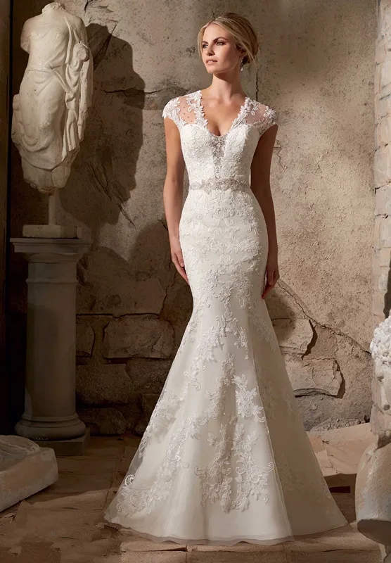 Lace Wedding Dresses No Train Weddings Dresses