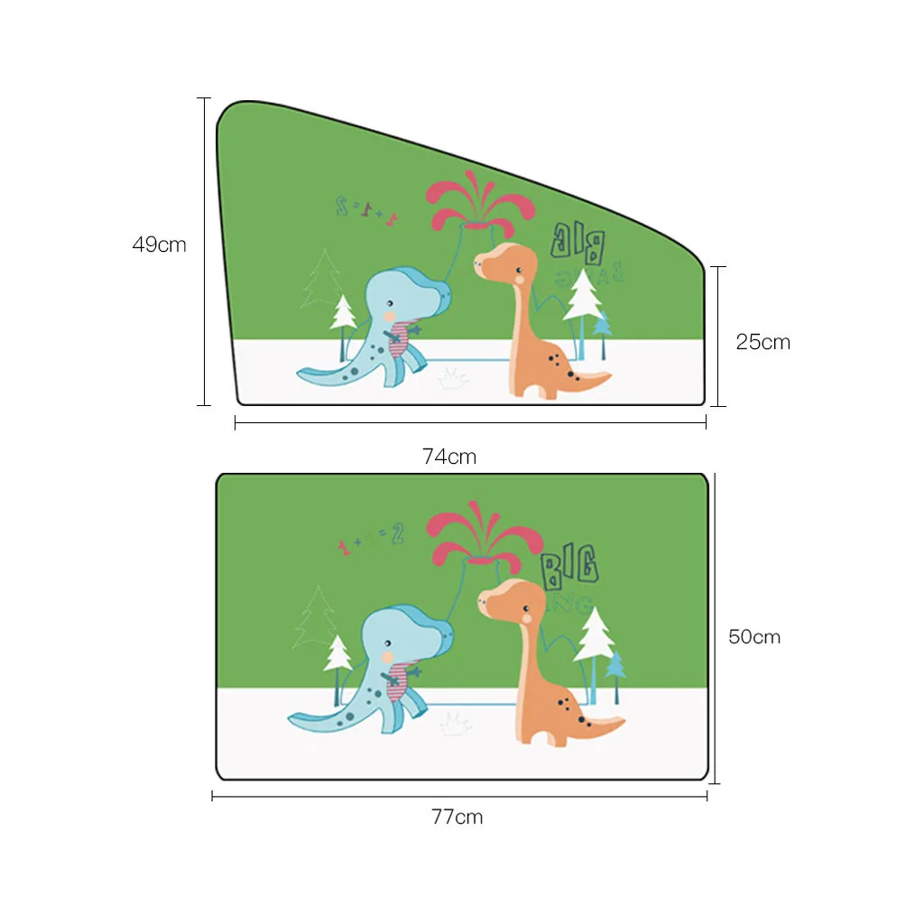 Многофункциональная Магнитная Автомобильная шторка Солнцезащитная Автомобильная мультяшная детская оконная козырек от солнца щит для большинства оборудование для автомобиля Whosale