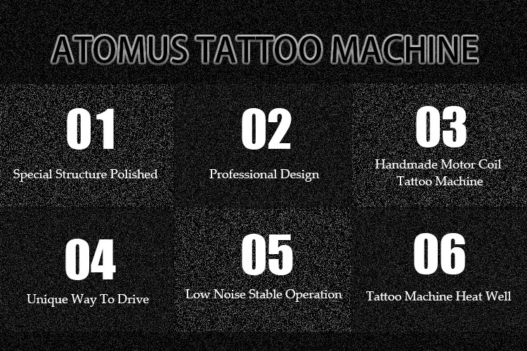 ATOMUS ротационная тату машина для шейдерного лайнера прямой привод профессиональная Перманентная машина для макияжа Maquina De Tatuagem Rotativa