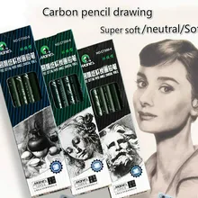 Экологичный бумажный стержень карандаш уголь эскиз эспрессо супер мягкий/нейтральный карандаш специальная ручка для рисования