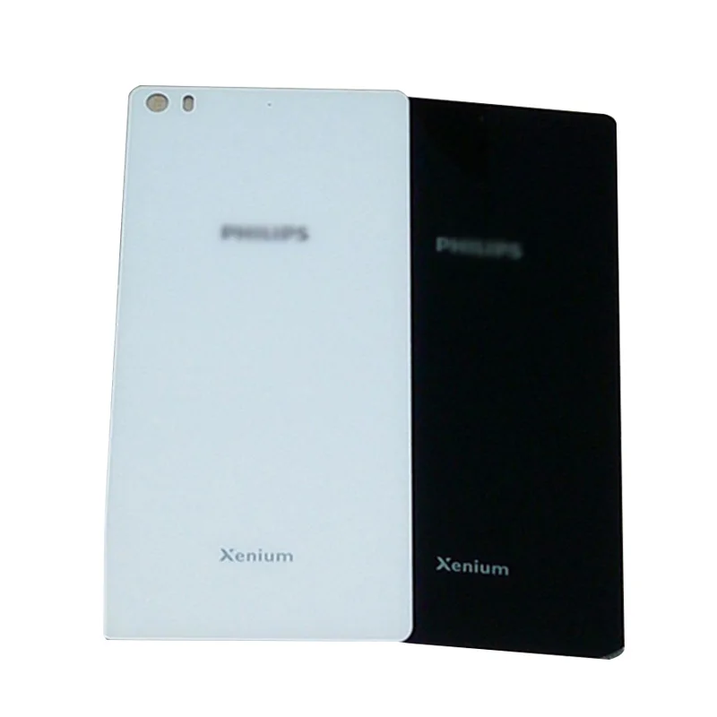

Black Door Case Replacement Parts For Philips Xenium X818 Battery Cover Back Case Cover Rear Cover With Glue Free Ship