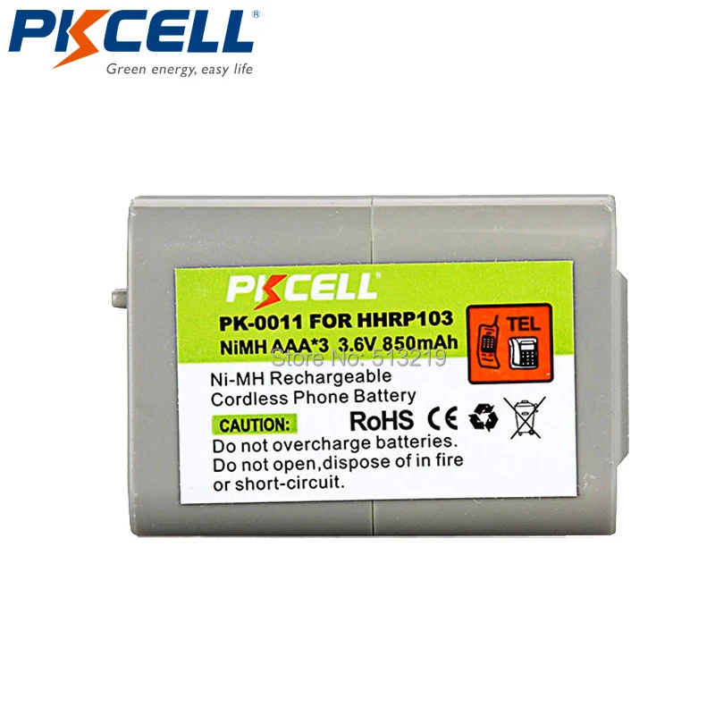HHR P103 аккумуляторная батарея для телефона Panasonic KX TD7896 TD7680 AT&T EP5632 TD7684 VTech i5871|battery