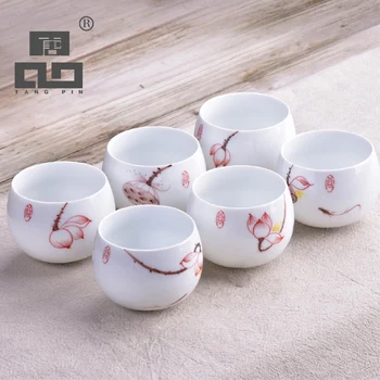 

TANGPIN ceramic teacups handpainted tea cup set chinese kung fu cup drinkware