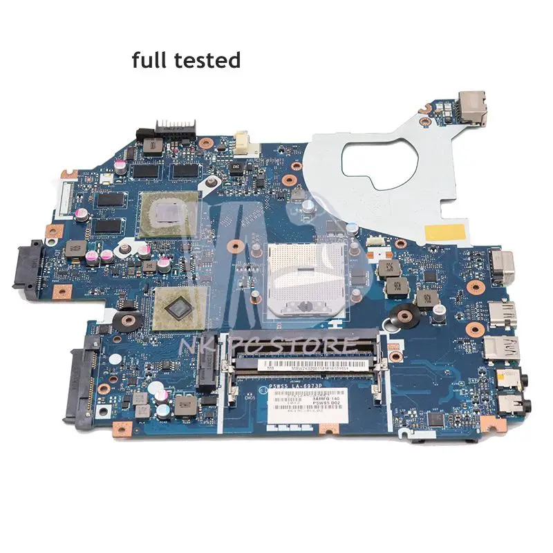 NOKOTION для шлюза NV55 NV55S Материнская плата ноутбука HD6700M DDR3 P5WS5 LA-6973P MBWZK02001 MB. WZK02.001