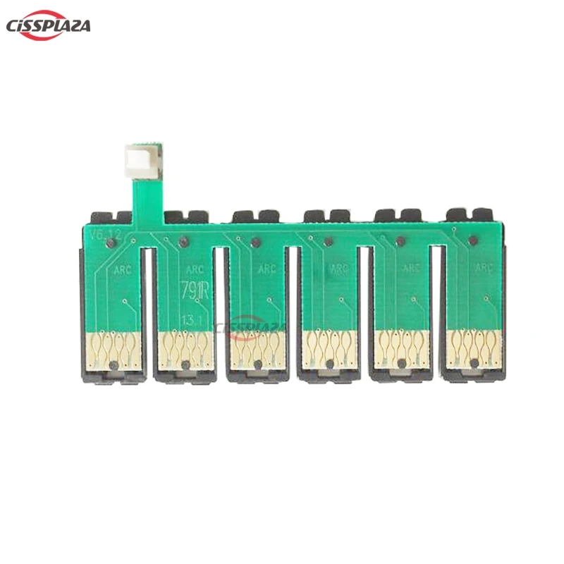 

CISSPLAZA 5pcs T0851 851n 85n CISS ink cartridge COMBO chip compatible for epson 1390 T60 with chip holder CISS chip