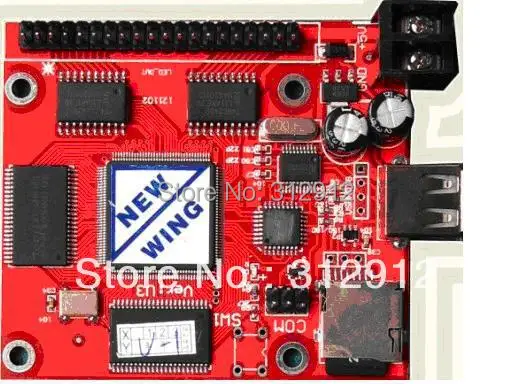 

asynchronous Full color led display control card with hub transfer board;40960 pixels controlled