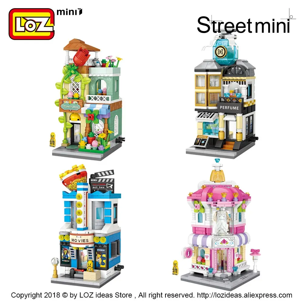 LOZ Mini Nano Diamond Building Block Shopping Street Building Block LITTLE BEA
