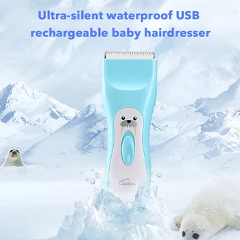 

Baby Child Hair Clippers Professional Silent Usb Charge Haircut Gloal Universal Waterproof Hair Trimmer Cutting Machine