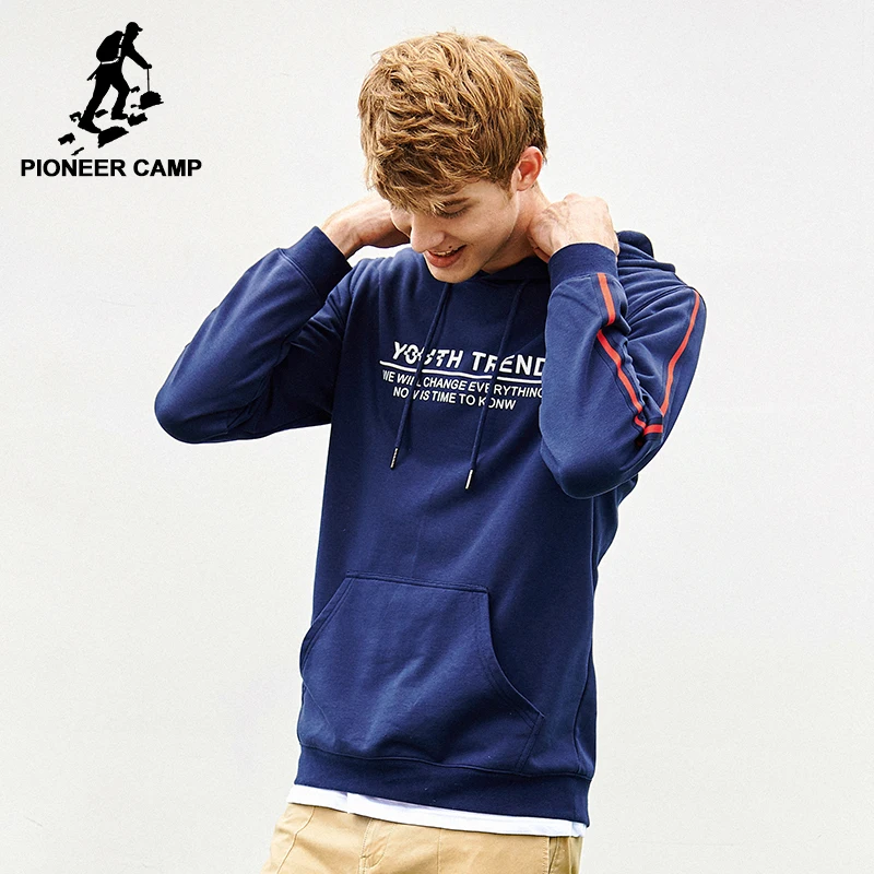 Pioneer Camp Preppy style hoodies men brand clothing fashion hooded