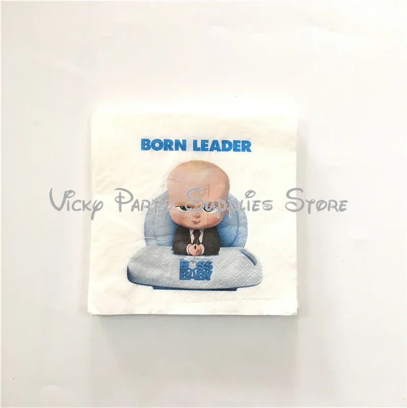 61 шт./лот Одноразовая чашка для вечеринки с надписью Boss Baby детский бумажный