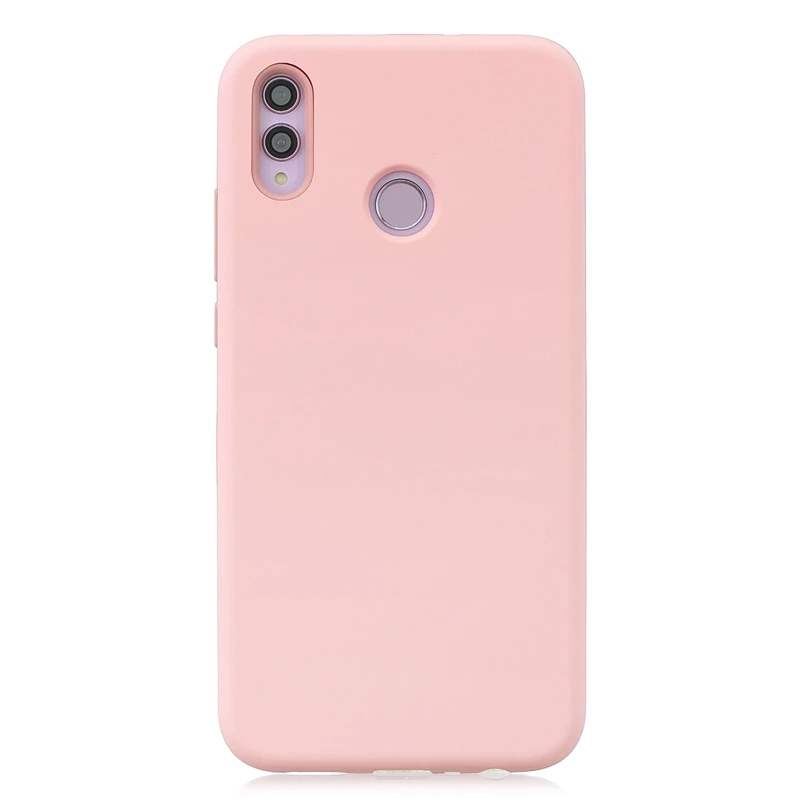 

Plain Shockproof Silicone PC Soft Case For Huawei Psmart2019 Honor8X Moto G7 G7Power