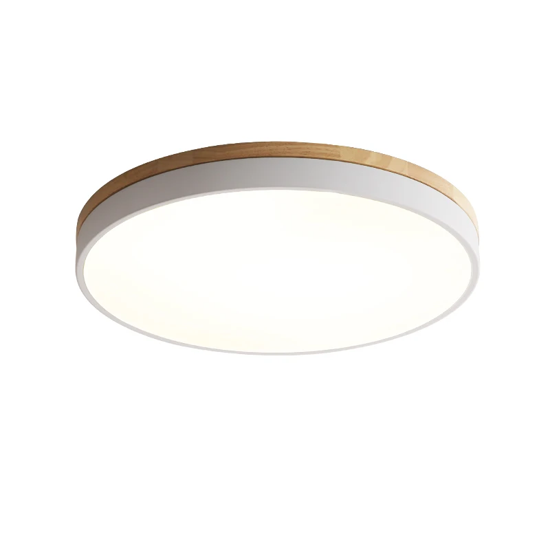 ECOBRT Nordic style modern Round Bedroom ceiling Lights minimalist balcony small bedroom led living room lamp