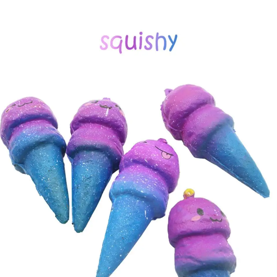 

Squishy Galaxy Ice Cream Slow Rising Cartoon Cream Scented Stress Relief Toy Decompression Funny Gift for kids