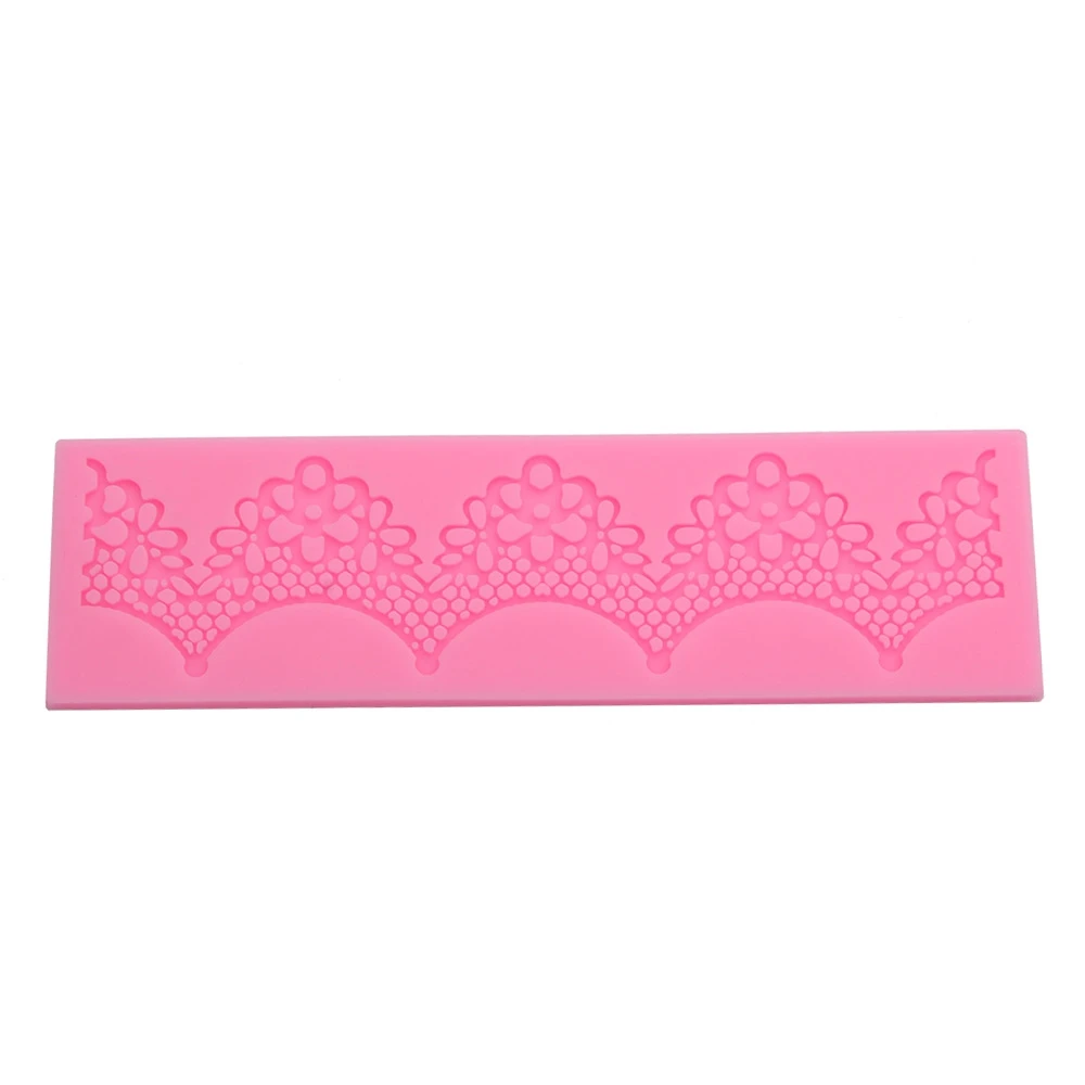 Creative Lace Flower Vine Pattern Silicone Fondant Cake Decoration Mold