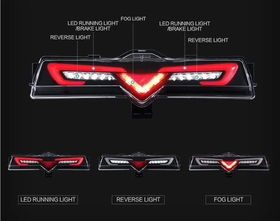 Автомобильный бампер taillamp 86 для Toyota86 GT86 задний фонарь 2012 2013 год светодиодный тормоз+ Парк+ Сигнальные огни
