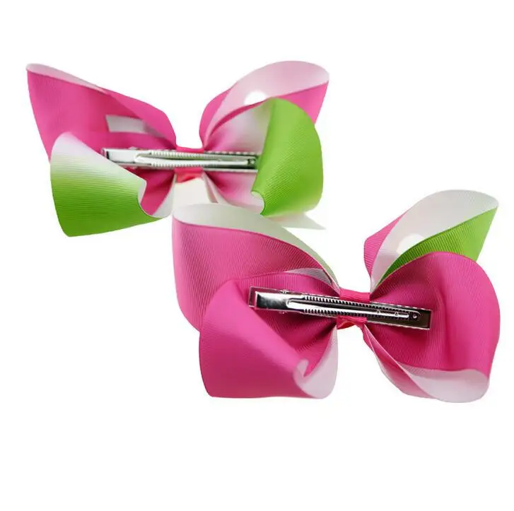 rainbow ribbon hair accessory3