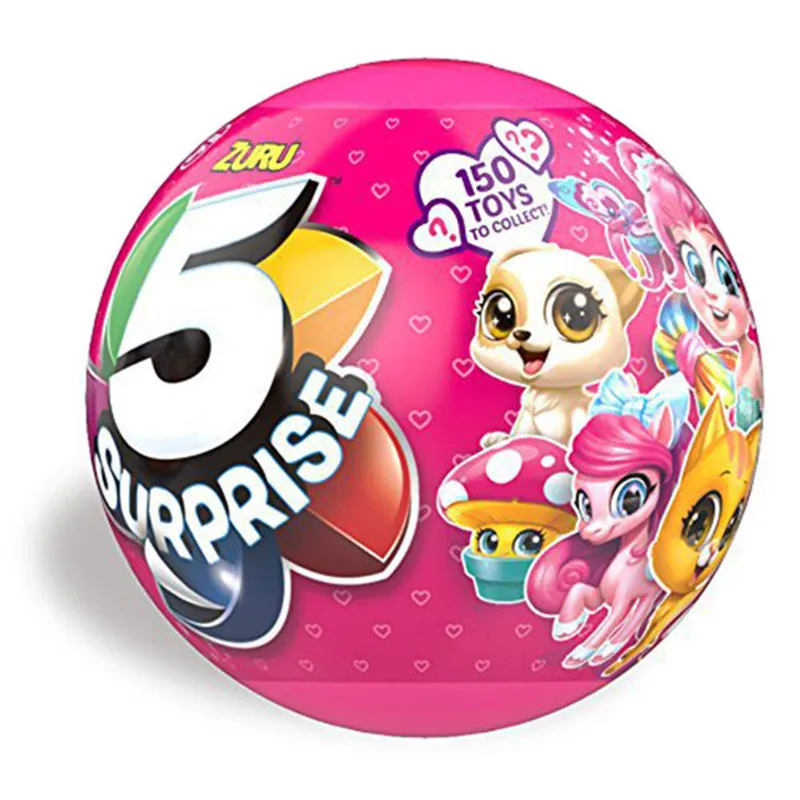 

1Pcs 5 Petals Creative Surprizamals Dolls Multi-layer Funny Gadgets Novelty Interesting Toy Amazing lol mystical Ball kids Gifts