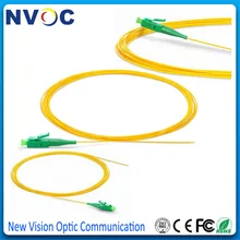 50 шт./лот, 1 метр LCAPC SM одиночный режим 0,9 мм симплексный волоконный косичка, LC/APC SM G652D SX 0,9 мм куртка ПВХ 1 м волоконная косичка