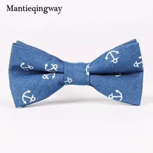 Mantieqingway галстук с принтом модный синий череп галстук-бабочка для деловые свадебные костюмы узкие галстук-бабочка Череп галстуки для мужчин