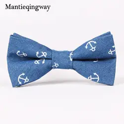 Mantieqingway печатных галстук мода синий череп с бантом для свадьбы Бизнес костюмы тощий галстук-бабочку черепа Галстуки для Для мужчин