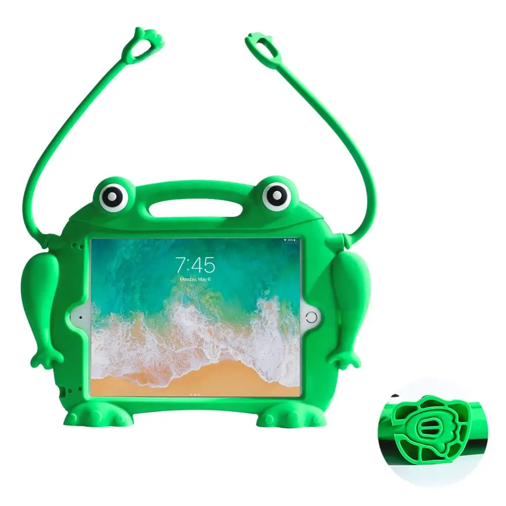 Cute Silicone Case for iPad 5 6 7 8 Pro 9.7 Kid friendly Carry for iPad