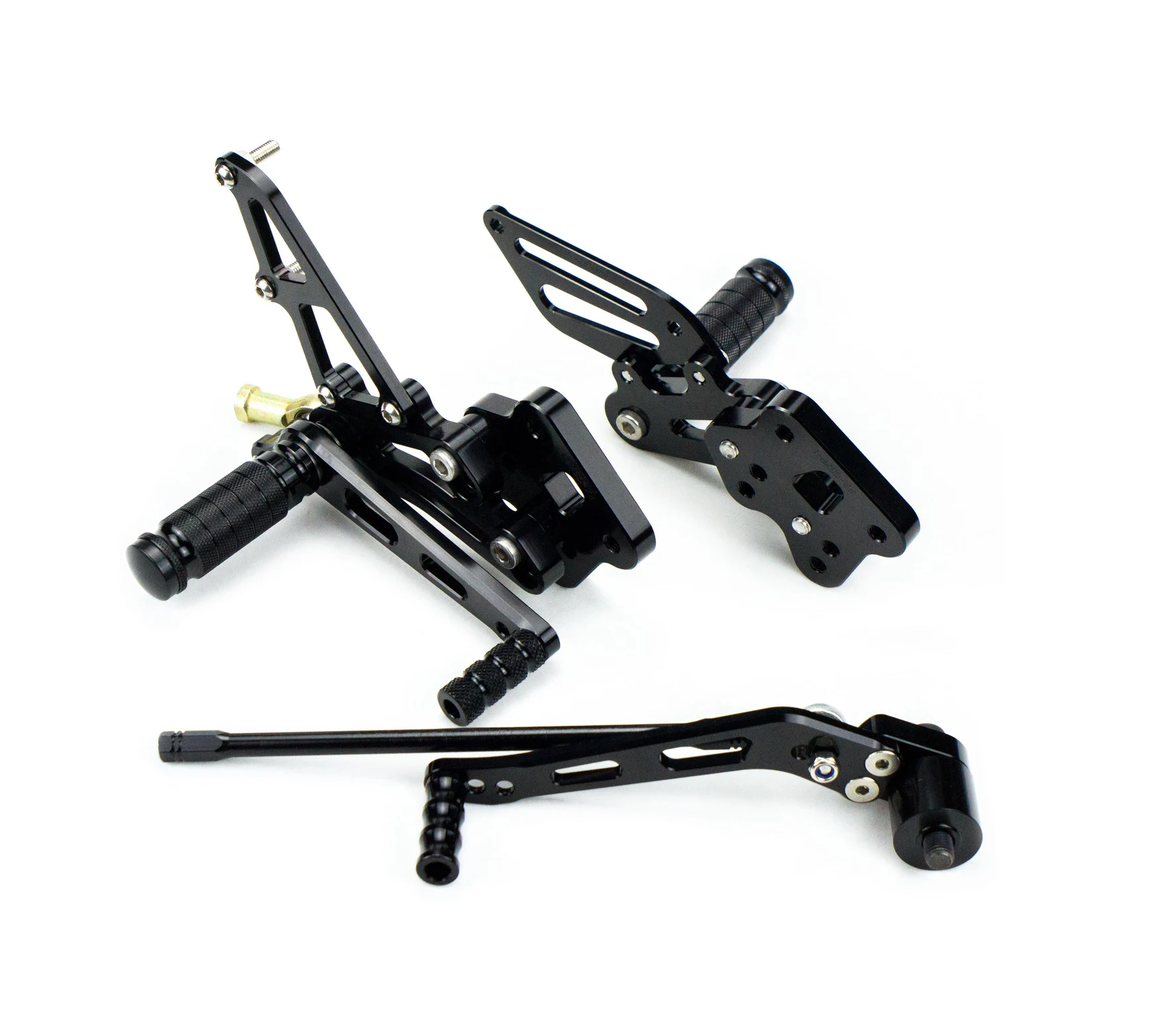 Регулируемые подножки ног Rearsets для Suzuki GSXR600 GSXR750 GSXR GSX-R 600 750 2010 2009 2008 2007 2006 Сзади наборы для ухода за кожей