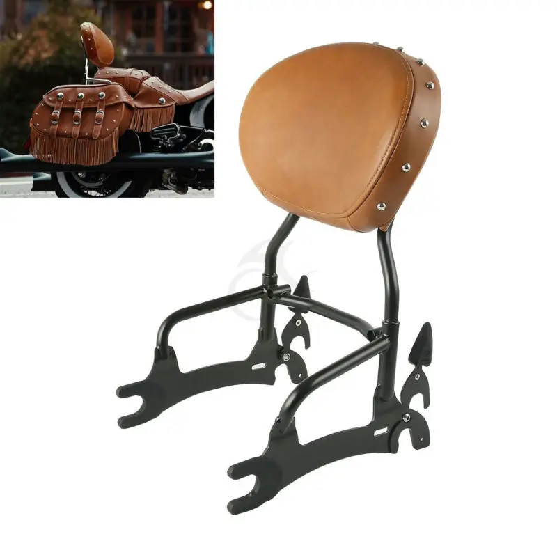 12" Backrest Sissy Bar W/ Pad For Indian Chief Classic Vintage 2014 18