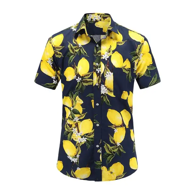 lemon hawaiian shirt