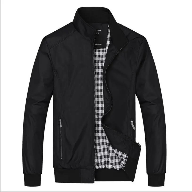 Beste Big Size 5XL 6XL Mens Lente Zomer Jassen Casual Dunne Mannelijke Windbreakers College Bomber Black Windcheater Hommes Varsity Jacket