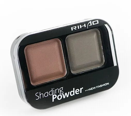 

City light double color 2 colors with eyebrow built in small mirror with brush 5g